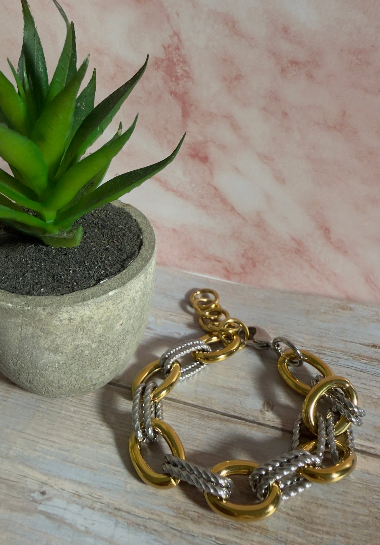 Two-Tone Grace Bracelet