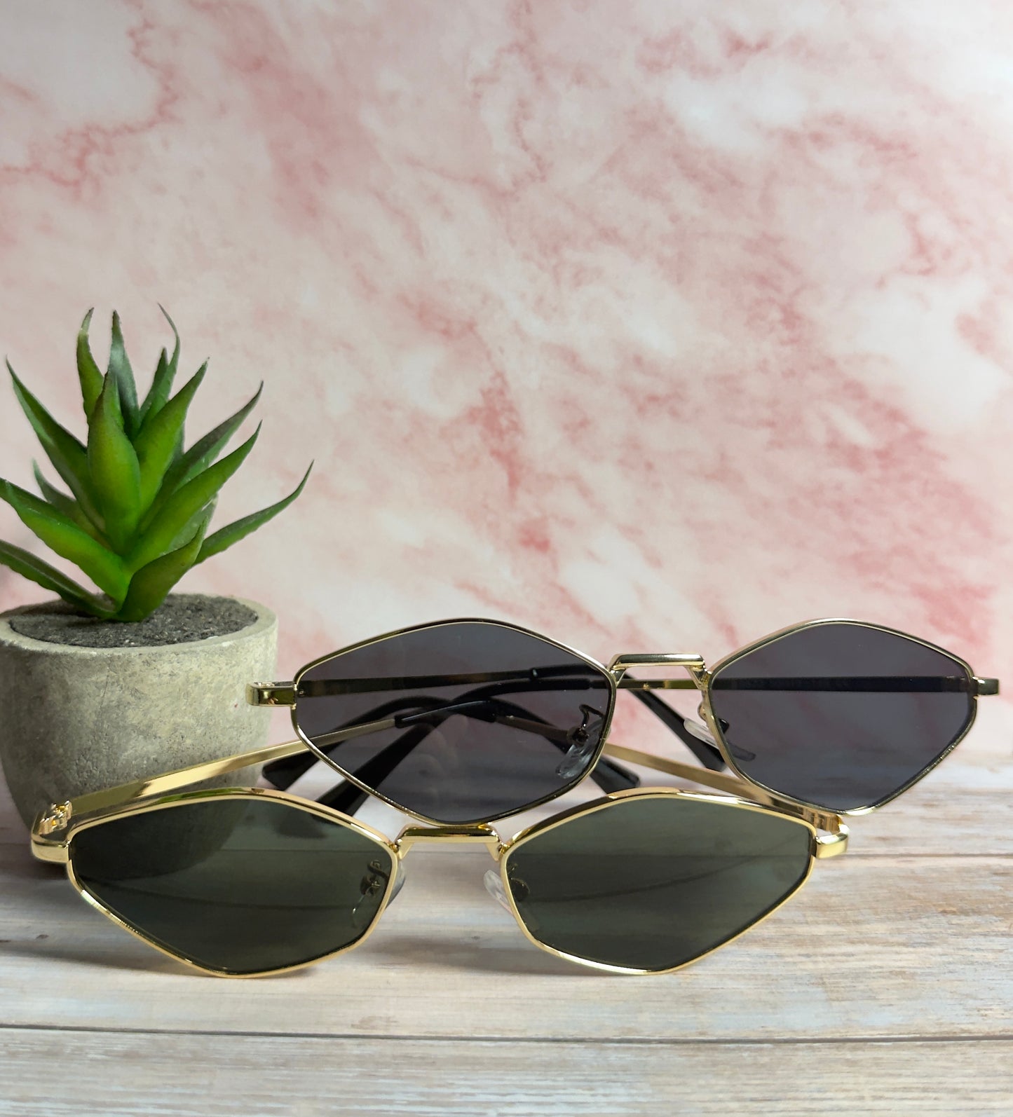 Polygonal Vintage Sunglasses